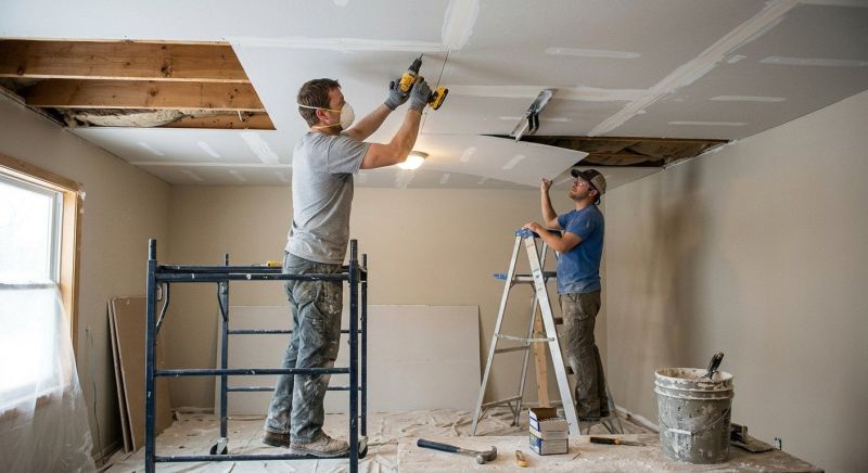 Ceiling Drywall Installation in Conroe, TX