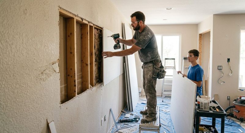 Garage Drywall Replacement in Denver, CO