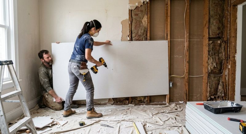 Kitchen Drywall Installation in Conroe, TX