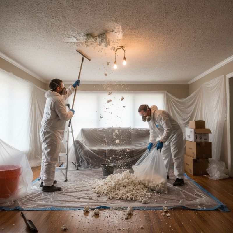 Knockdown Ceiling Removal in Alpharetta, GA