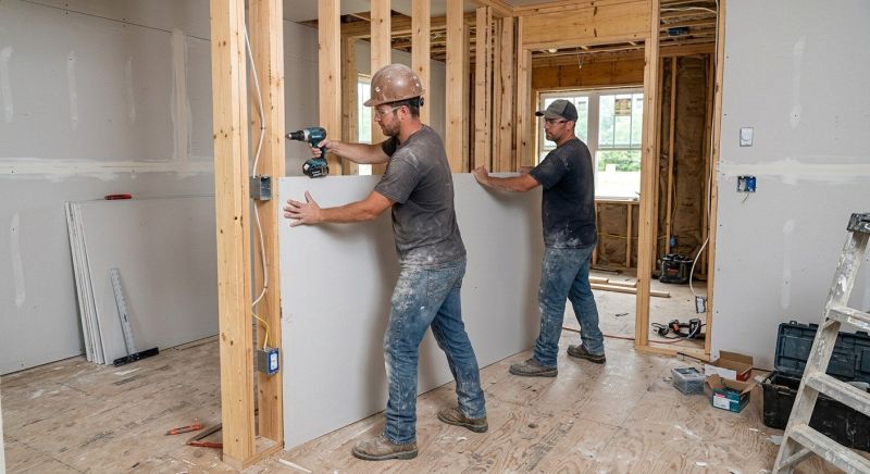 Residential Drywall Service in Overland Park, KS