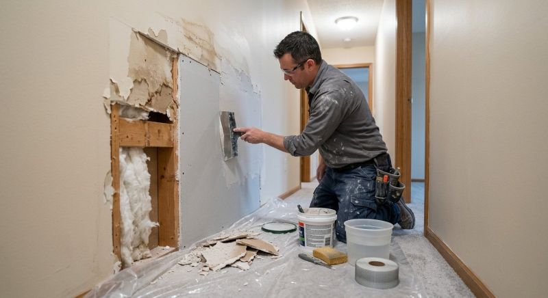 Wall Damage Repair in Conroe, TX