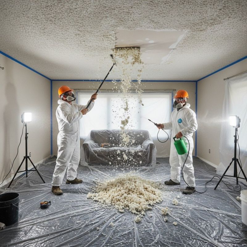 Knockdown Ceiling Removal in Austin, TX