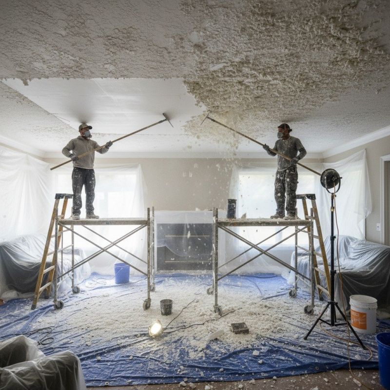 Knockdown Ceiling Removal in Mesa, AZ