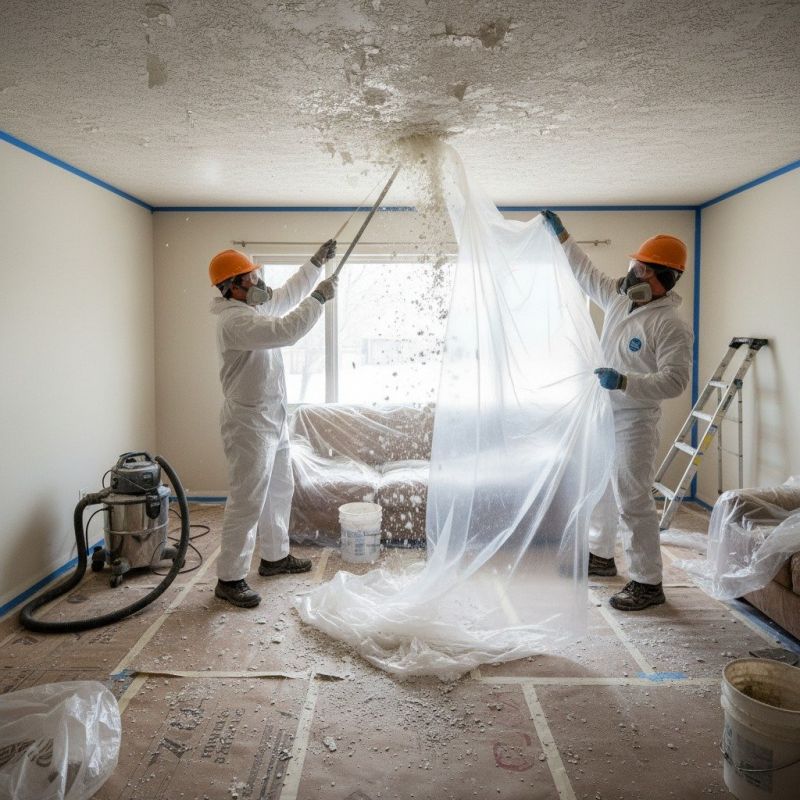 Knockdown Ceiling Removal in Longmont, CO